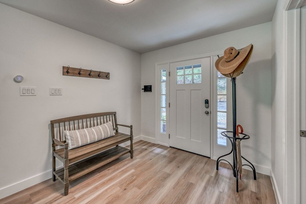 luxury riverfront villa with firepit and gameroom