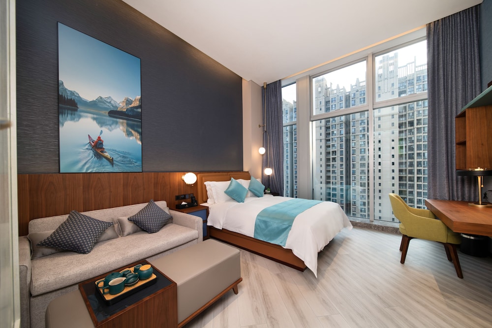 shan zhi ye serviced apartment hotel houjie wanda plaza liaoxia subway station