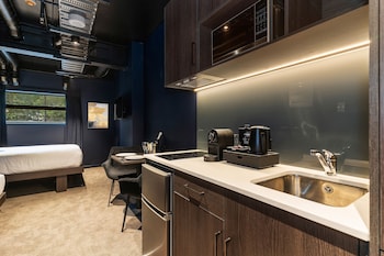 abstract hotel and residences