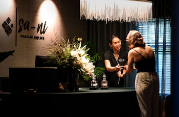 abstract hotel and residences