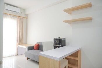 comfy and homey 2br transpark cibubur apartment