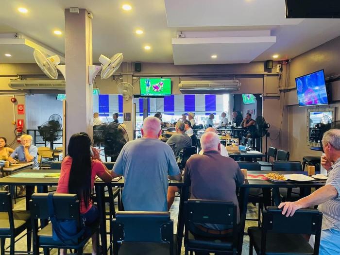 the sports lounge
