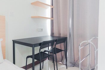 warm and simply look studio apartment at b residence