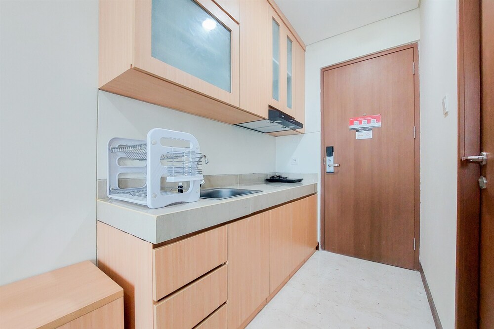 warm and simply look studio apartment at b residence