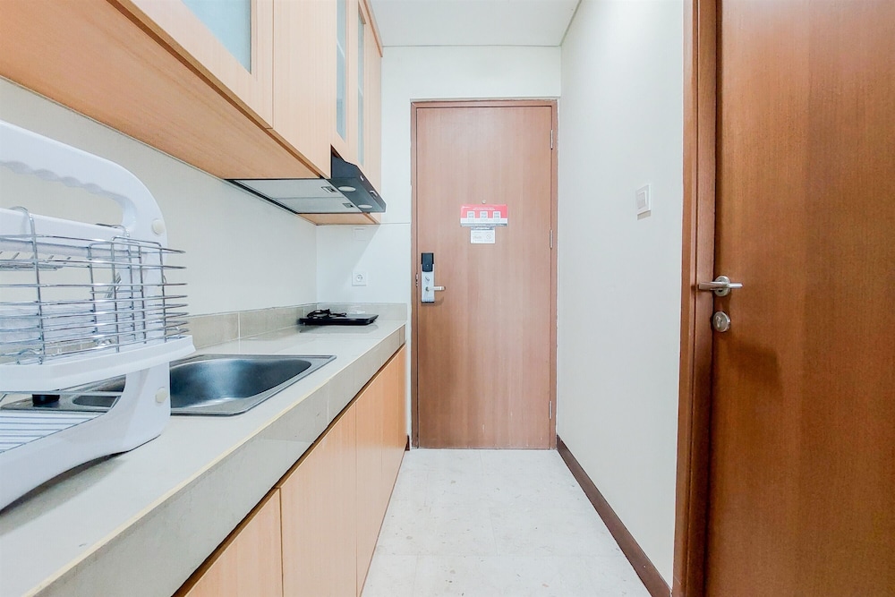 warm and simply look studio apartment at b residence