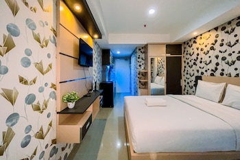 simple and cozy studio tamansari skylounge makassar apartment