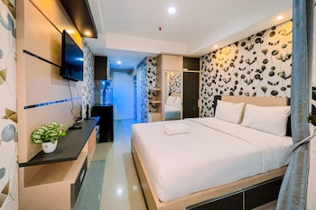 simple and cozy studio tamansari skylounge makassar apartment
