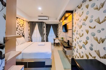 simple and cozy studio tamansari skylounge makassar apartment