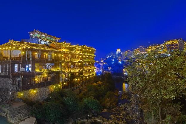 floral hotel furong ancient town xizhou impression