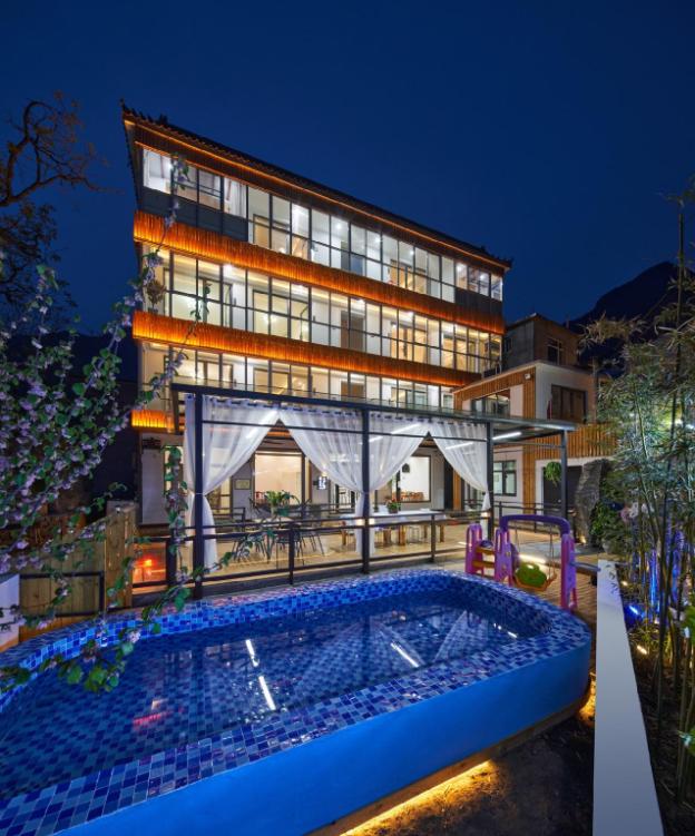floral hotel yeshanpo habitat of mountains and river