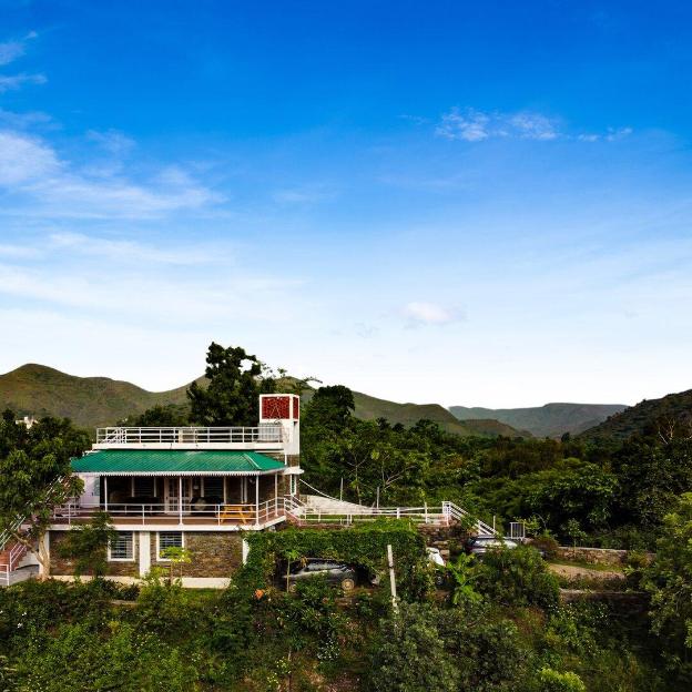 the riverside estate luxury private pool villa in udaipur