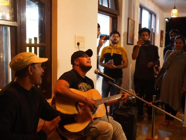 young monk hostel and cafe dharamkot