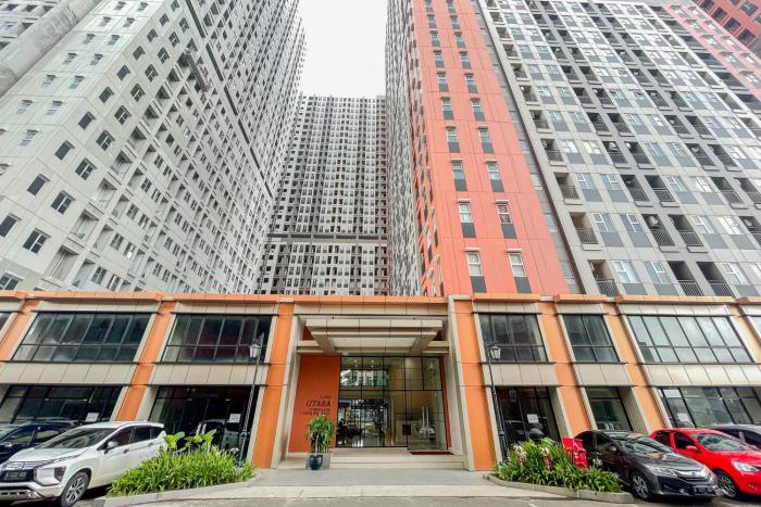 redliving apartemen transpark juanda frams properti tower jade with netflix