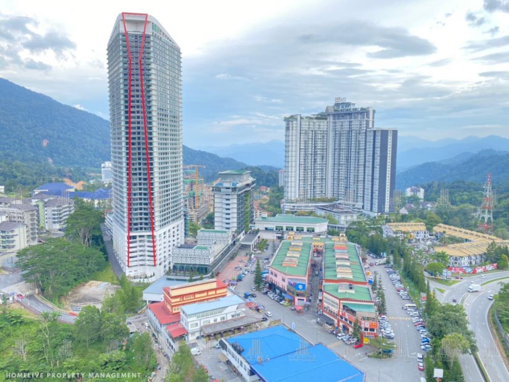 vista residences genting highlands terrace suites with unit parking and wifi
