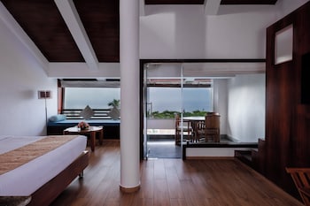 gokulam grand turtle on the beach