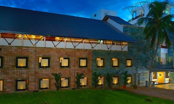 gokulam grand turtle on the beach