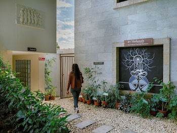 gokulam grand turtle on the beach