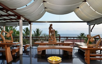 gokulam grand turtle on the beach