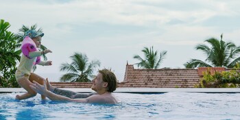 gokulam grand turtle on the beach