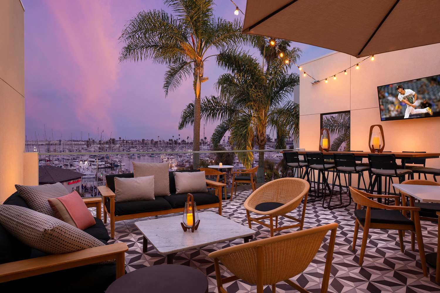 the monsaraz san diego tapestry collection by hilton