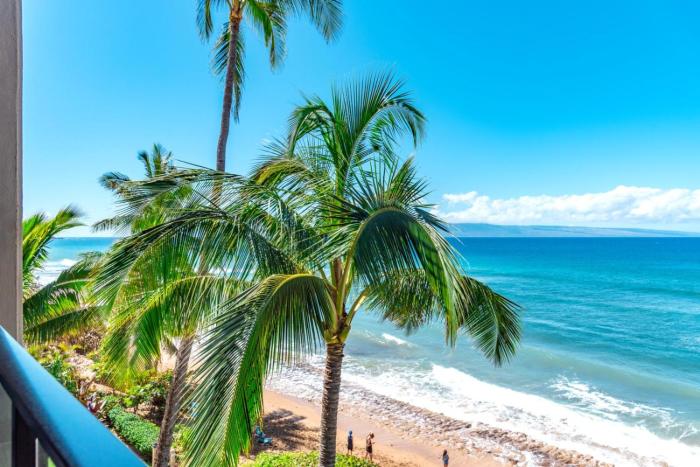 k b m resorts mahana mah 419 stunning ocean front includes rental car