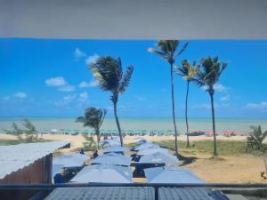 na praia sunset