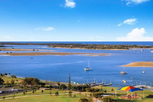 palmerston tower on southport broadwater