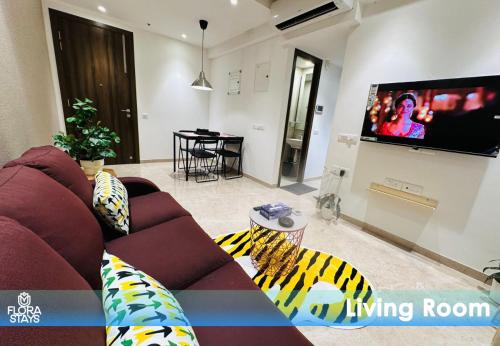 1br mumbai theme apartment in powai by florastays