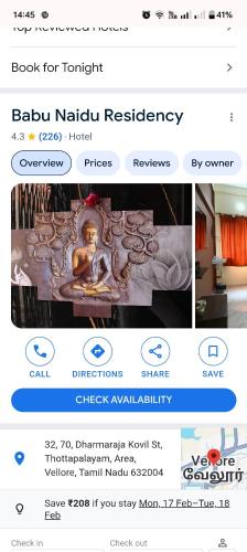 babu naidu residency