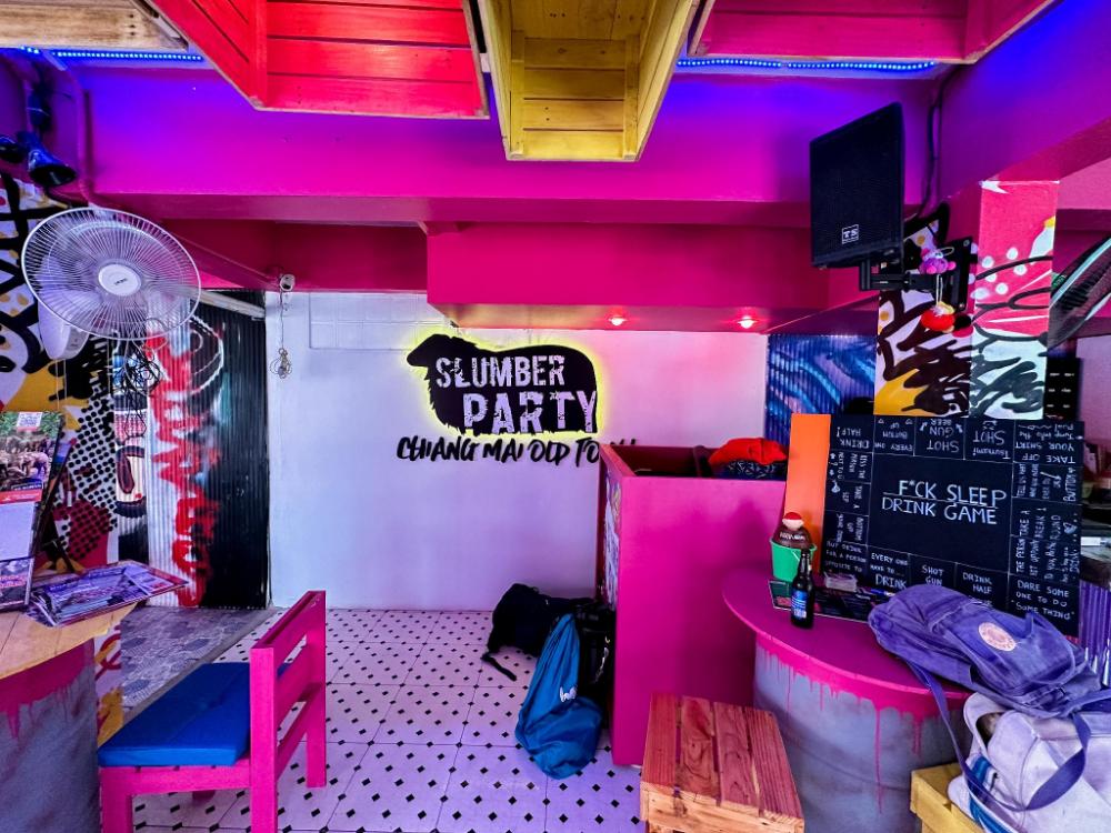 slumber party hostel