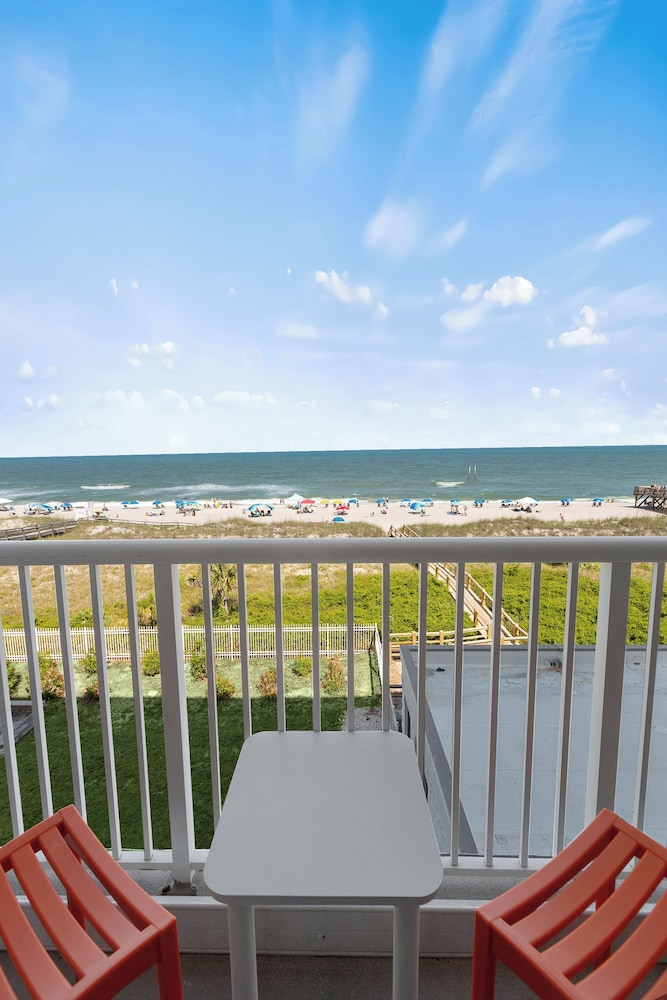 golden sands carolina beach oceanfront tapestry by hilton