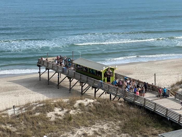 golden sands carolina beach oceanfront tapestry by hilton