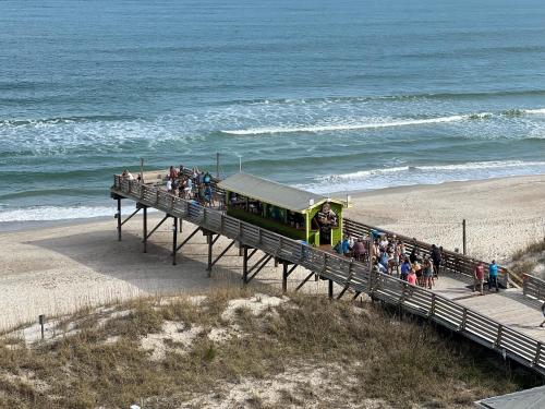 golden sands carolina beach oceanfront tapestry by hilton