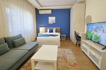 46 serviced apartments