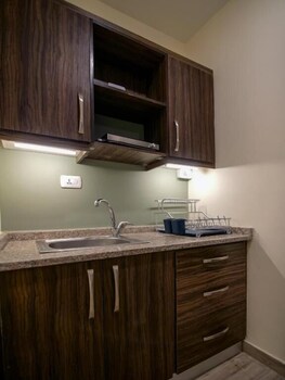 46 serviced apartments