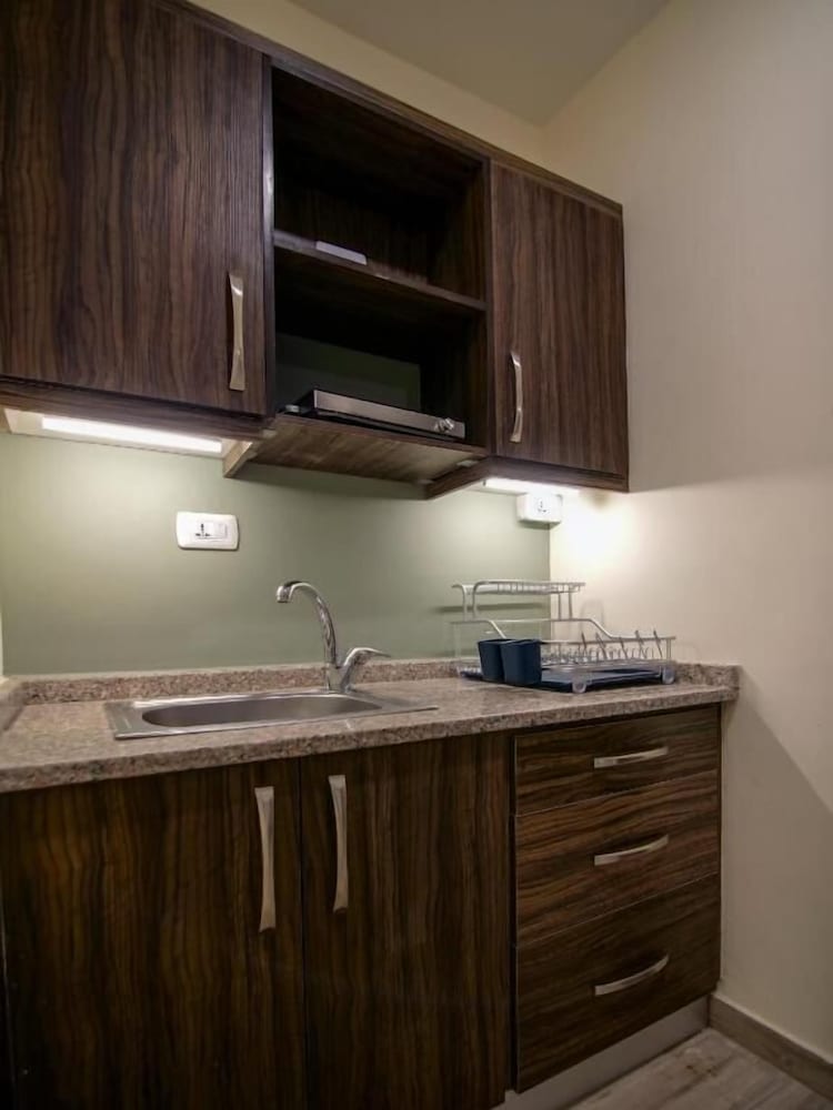 46 serviced apartments