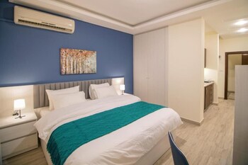 46 serviced apartments