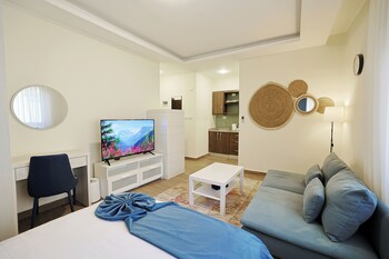 46 serviced apartments