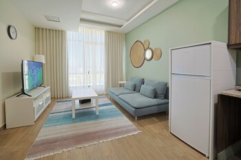 46 serviced apartments