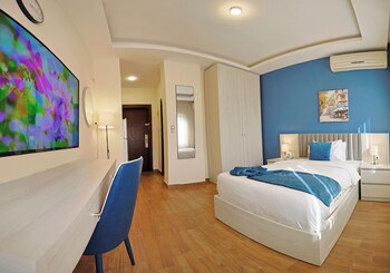 46 serviced apartments