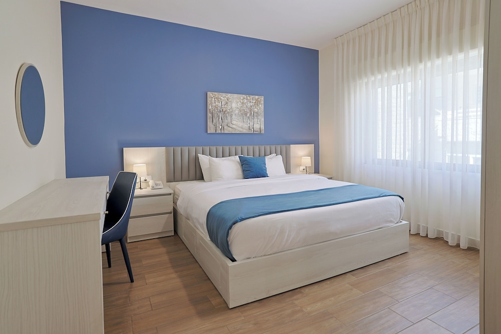 46 serviced apartments