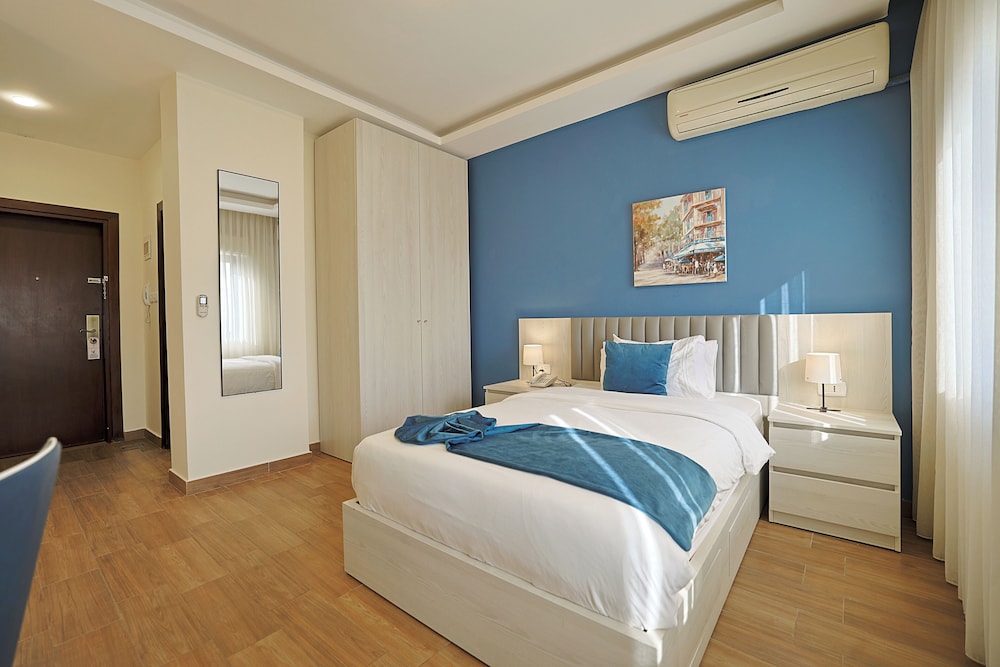 46 serviced apartments