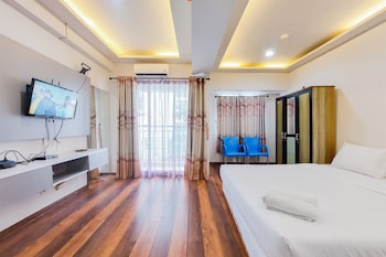 comfy and warm studio serpong greenview apartment