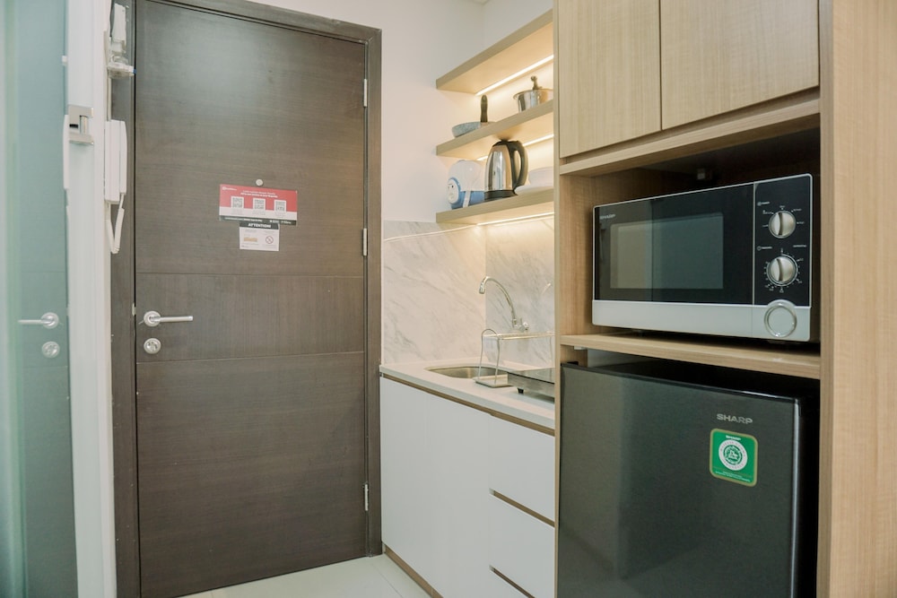 good and homey studio at pacific garden alam sutera apartment