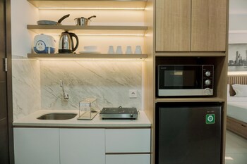good and homey studio at pacific garden alam sutera apartment