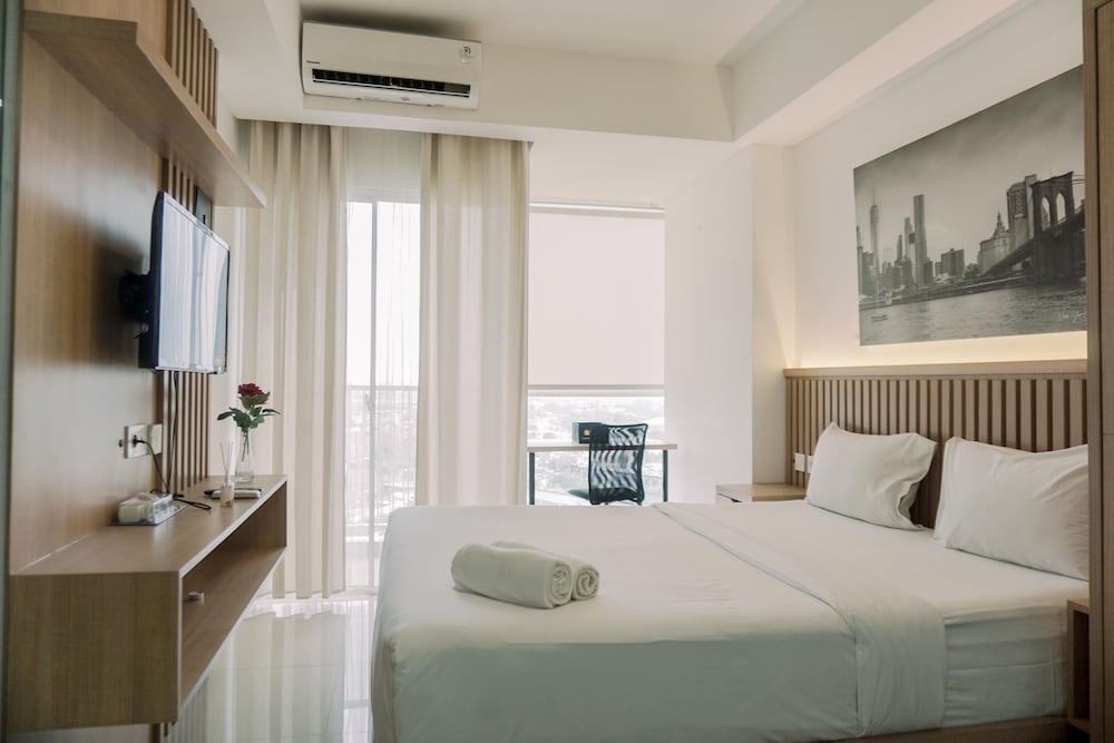 good and homey studio at pacific garden alam sutera apartment