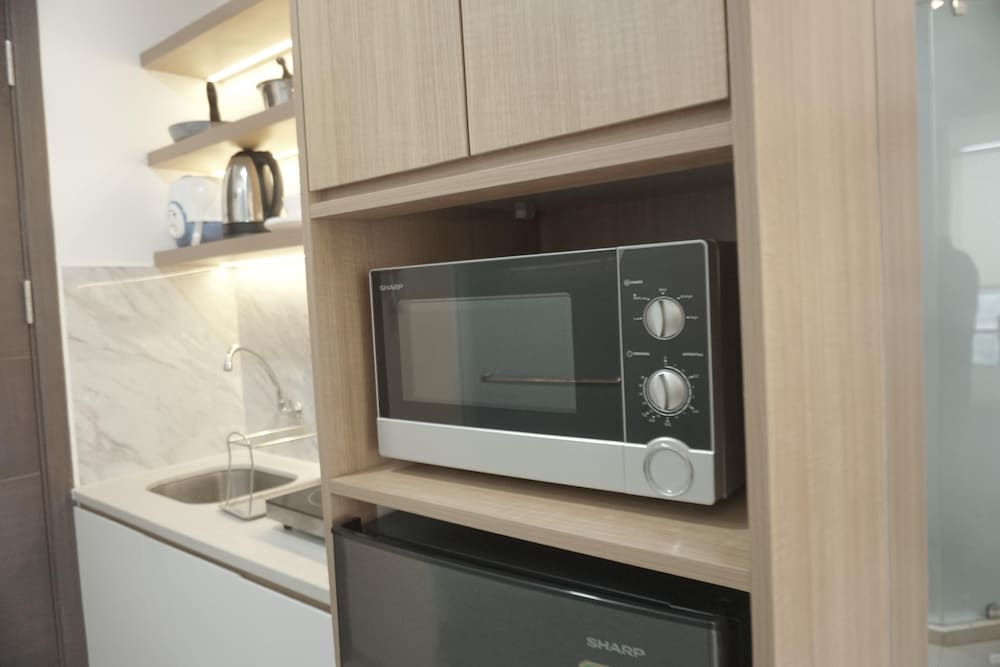 good and homey studio at pacific garden alam sutera apartment