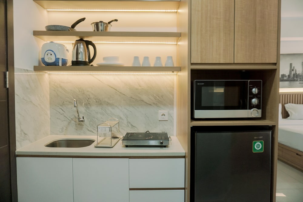 good and homey studio at pacific garden alam sutera apartment