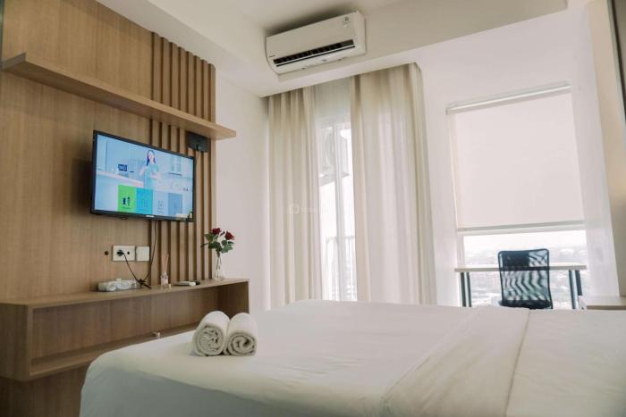 good and homey studio at pacific garden alam sutera apartment