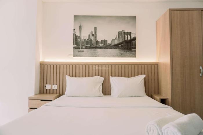 good and homey studio at pacific garden alam sutera apartment